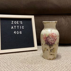 Floral Ceramic Vase